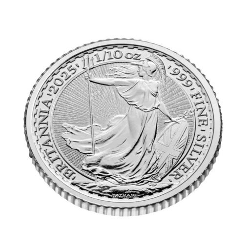 2025 (New) England Britannia Silver 1/10 oz Coin【16 Coins】 - Image 4