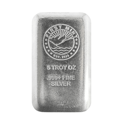 (New) Canada First Majestic Mint Silver 5 oz Cast Bar