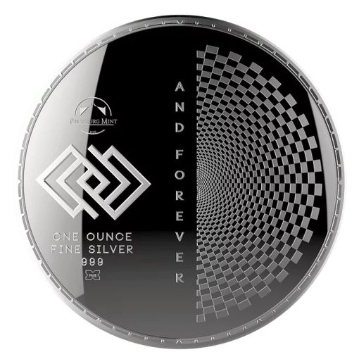 2017 (New) Slovakia Pressburg Mint Chronos Silver 1 oz Coin - Image 2