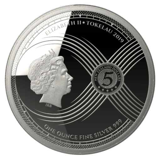 2019 (New) Tokelau Chronos Silver 1 oz Coin - Image 2