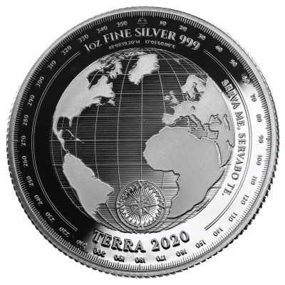 2020 (New) Tokelau Terra Silver 1 oz Coin