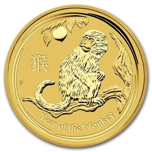 2016年 (新品) オーストラリア「干支 十二支・申年 猿年」純金 1オンス 金貨