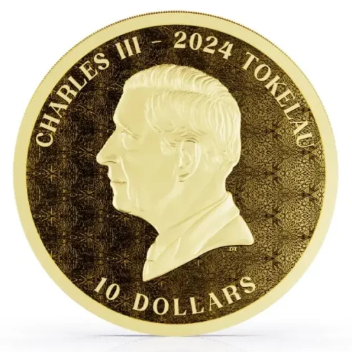 2024 (New) Tokelau Equilibrium Gold 1/10 oz Coin - Image 2