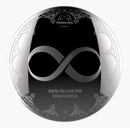 2016 (New) Slovakia Pressburg Mint Chronos Silver 1 oz Coin - Image 2