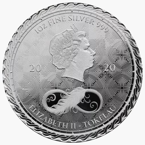 2020 (New) Tokelau Chronos Silver 1 oz Coin - Image 2