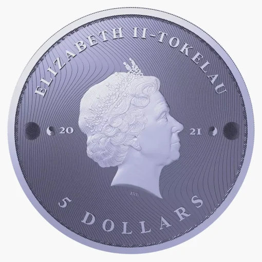 2021 (New) Tokelau Equilibrium Silver 1 oz Coin - Image 2