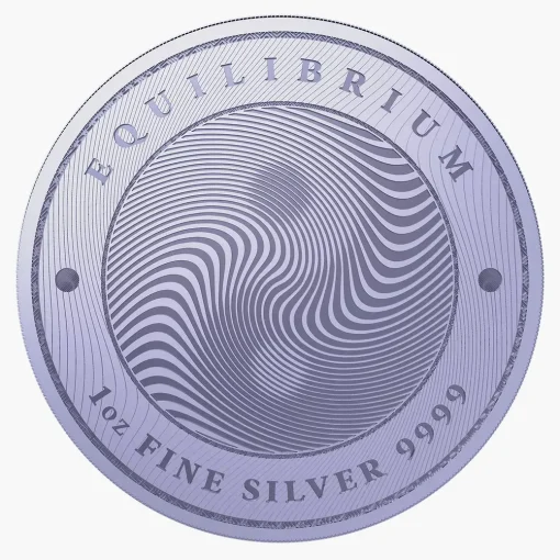 2021 (New) Tokelau Equilibrium Silver 1 oz Coin