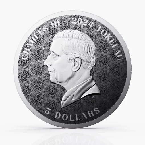 2024 (New) Tokelau Equilibrium Silver 1 oz Coin - Image 2