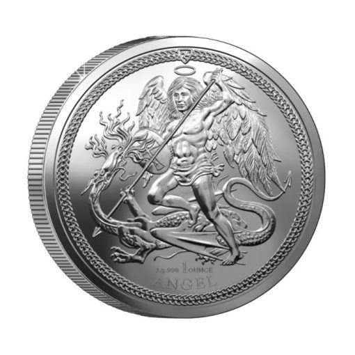 2024年 (新品) イギリス諸島「天使」純銀 1オンス 銀貨