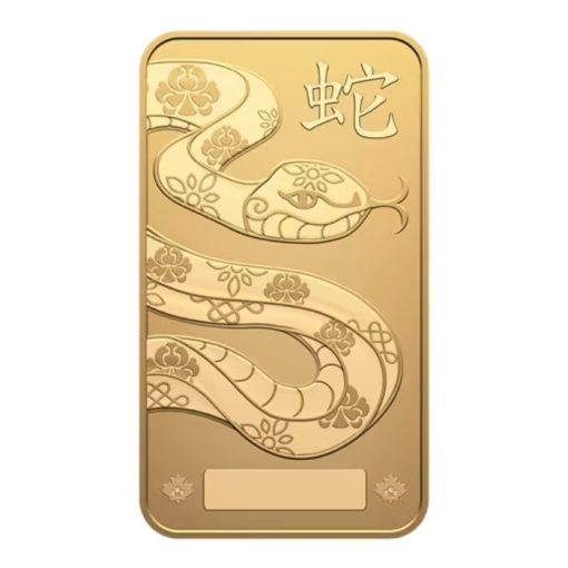 【3日以内に発送】2025年 (新品) カナダ 王立造幣局「干支 十二支・巳年 蛇年」純金 1オンス バー - 画像 (3)