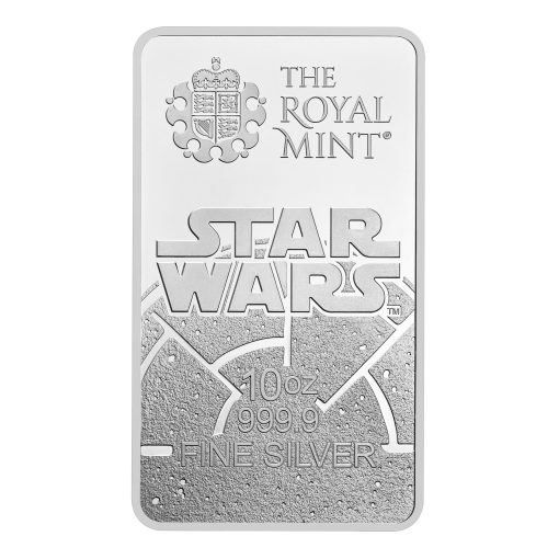 2024 (New) Great Britain Royal Mint Star Wars Dark Side Silver 10 oz Bar - Image 2