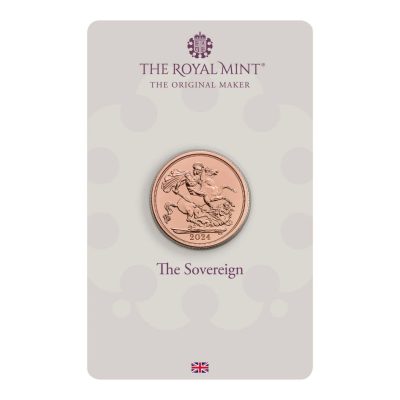 2024年 (新品) イギリス「ソブリン・セント ジョージと龍」純金 金貨