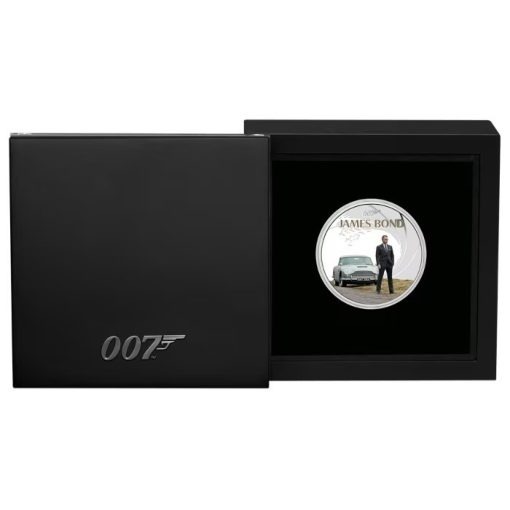 2024 (New) Tuvalu James Bond Daniel Craig Silver 1 oz Proof Coin
