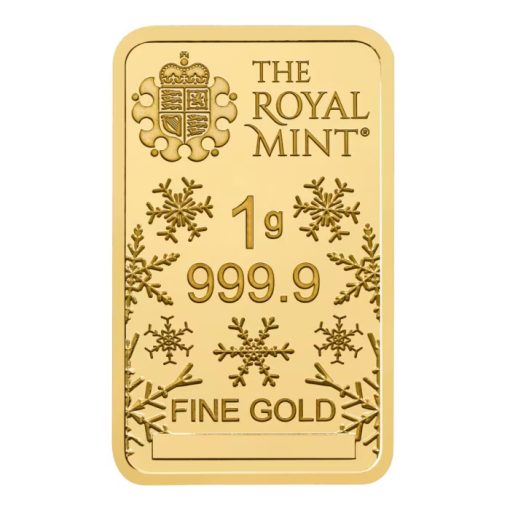 (New) The Royal Mint Christmas Gold 1 gram Bar - Image 4