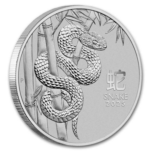 2025年 (新品) オーストラリア「 干支 十二支・巳年 蛇年」純プラチナ 1オンス プラチナ貨 PCGS MS70 (ファーストストライク、レッドレーベル) - 画像 (5)