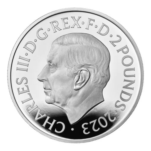 2023 (New) Great Britain Britannia Silver 1 oz Proof & Reverse Proof Coin【2 Coin Set】 - Image 6
