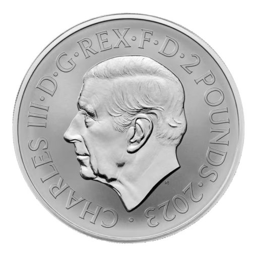 2023 (New) Great Britain Britannia Silver 1 oz Proof & Reverse Proof Coin【2 Coin Set】 - Image 4