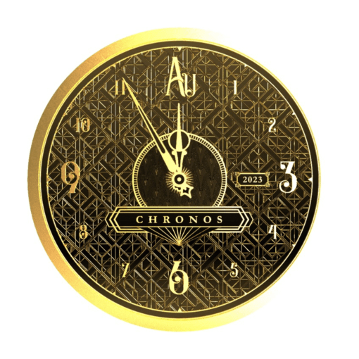 2023年 (新品) ニウエ「クロノス」純金 1/10オンス 金貨