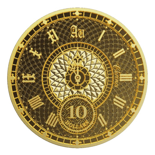 2022年 (新品) トケラウ「クロノス」純金 1/10オンス 金貨