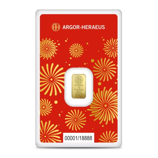 2025 (New) Argor Heraeus Lunar Year of the Snake Gold 1 gram Bar - Image 2