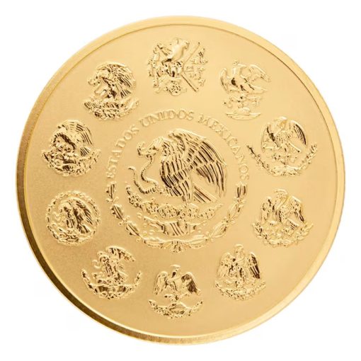 2024年 (新品) メキシコ「リベルタッド」純金 1オンス リバースプルーフ 金貨 - 画像 (2)
