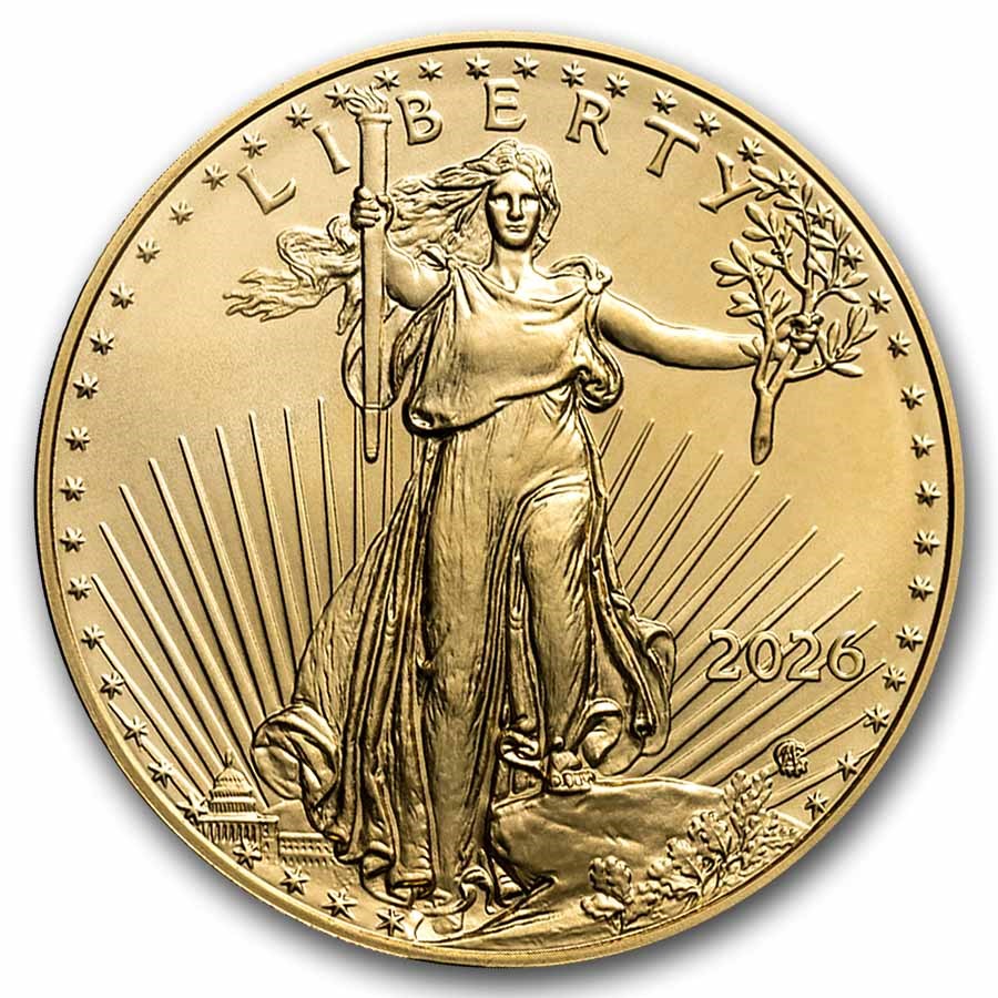 2026 (New) American Eagle Walking Liberty Gold 1 oz Coin