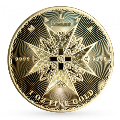 2025年 (新品) マルタ「マルタの十字」純金 1/2オンス 金貨