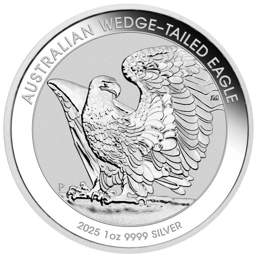 2025年 (新品) オーストラリア「オナガイヌワシ・ワシ」純銀 1オンス 銀貨