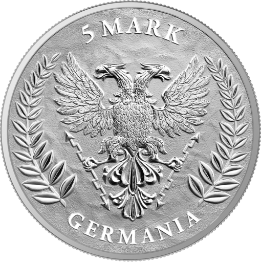2025年 (新品) ポーランド「ゲルマニア」純銀 1オンス 銀貨 - 画像 (2)