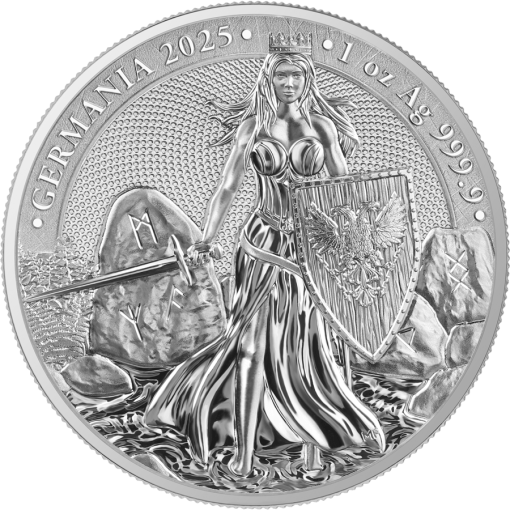 2025年 (新品) ポーランド「ゲルマニア」純銀 1オンス 銀貨