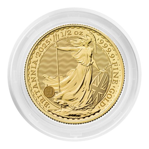 2025年 (新品) イギリス「ブリタニア」純金 1/2オンス 金貨 - 画像 (5)