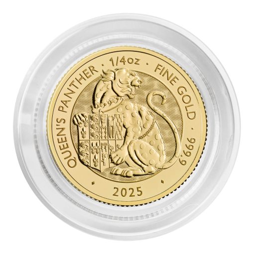 2025 (New) Great Britain The Royal Tudor Beast The Queen's Panther Gold 1/4 oz Coin - Image 5