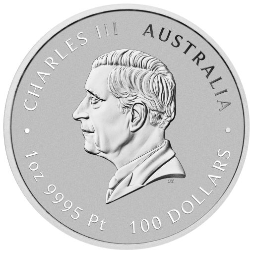 2025年 (新品) オーストラリア「 干支 十二支・巳年 蛇年」純プラチナ 1オンス プラチナ貨 - 画像 (2)