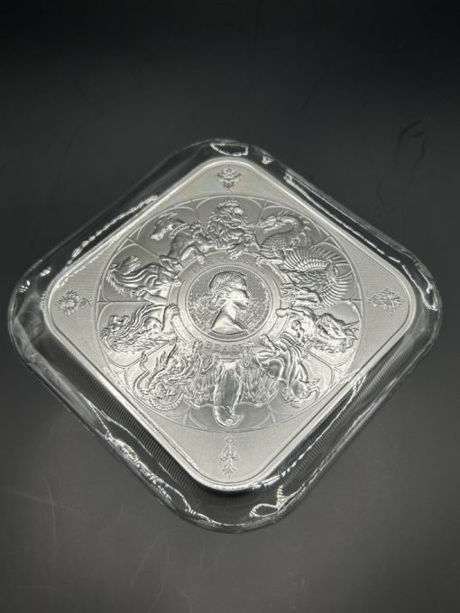 新品) イギリス「クィーンズ ビースト・コンプリーター」純銀 10