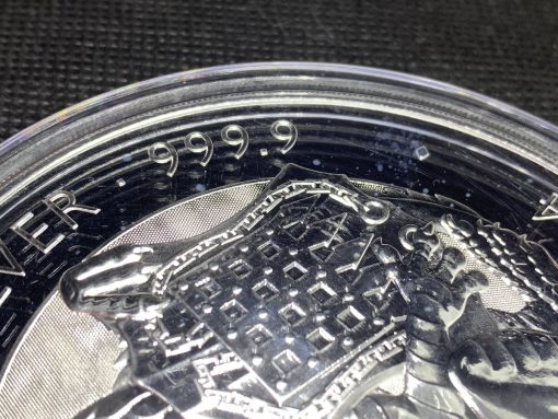 2024 (New) Great Britain The Royal Tudor Beasts The Welsh Dragon Silver 10 oz Coin #9687 - Image 7