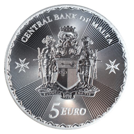 2025年 (新品) マルタ「マルタの十字」純銀 1オンス 銀貨 - 画像 (2)