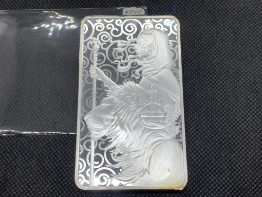 (New) 2021 British Royal Mint Una and the Lion 10 oz Silver Bar #4040