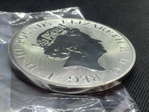2021 (New) Great Britain White Horse 10 oz Silver Queen's Beasts #3779 - Image 6