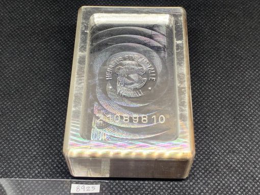 (新品) ヘレウス社「干支 十二支・丑年 牛年」純銀 1キロ バー #8925 - 画像 (2)