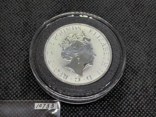 2021 (New) Great Britain Queens Beast Completer £5 Silver 2 oz Coin #10733 - Image 2