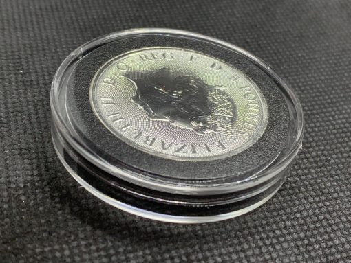 2021年 (新品) イギリス「クィーンズ ビースト・コンプリーター」純銀 2オンス 銀貨 #10732 - 画像 (4)