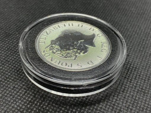 2021 (New) Great Britain Queens Beast Completer £5 Silver 2 oz Coin #10731 - Image 6
