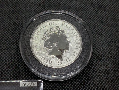 2021 (New) Great Britain Queens Beast Completer £5 Silver 2 oz Coin #10730 - Image 2