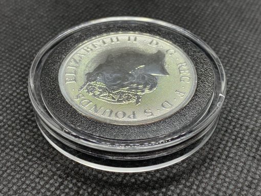 2021 (New) Great Britain Queens Beast Completer £5 Silver 2 oz Coin #10729 - Image 6