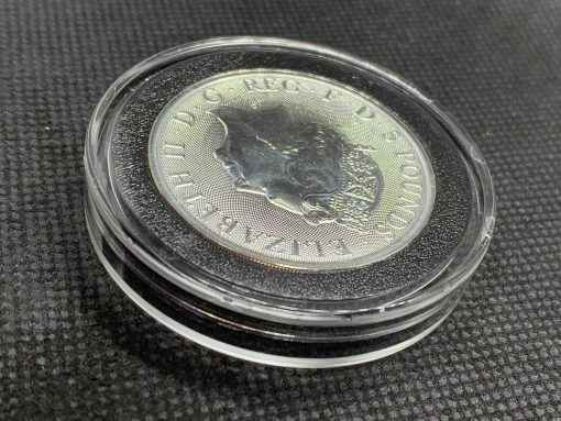 2021 (New) Great Britain Queens Beast Completer £5 Silver 2 oz Coin #10729 - Image 4