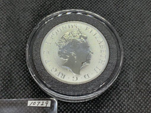 2021 (New) Great Britain Queens Beast Completer £5 Silver 2 oz Coin #10729 - Image 2