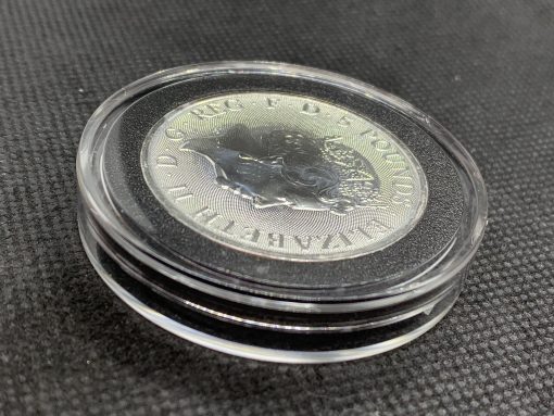 SOLD 2021 (New) Great Britain Queens Beast Completer £5 Silver 2 oz Coin #10728 - Image 4