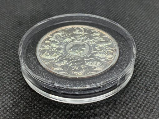2021年 (新品) イギリス「クィーンズ ビースト・コンプリーター」純銀 2オンス 銀貨 #10725 - 画像 (5)