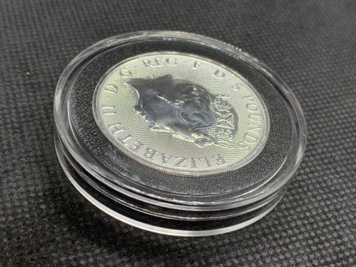 2021 (New) Great Britain Queens Beast Completer £5 Silver 2 oz Coin #10724 - Image 4