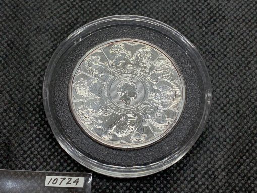 2021 (New) Great Britain Queens Beast Completer £5 Silver 2 oz Coin #10724